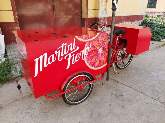 Repuestos después del servicio Carrito de comida callejero al aire libre con bolsa eléctrica de entrega de alimentos