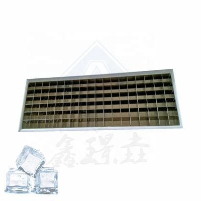 Contador de máquina de hielo evaporador de cubo de hielo de plata para cubos de hielo cristalinos