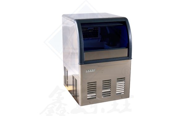 Máquina de fabricación de cubitos de hielo comercial con capacidad de 54 kg/día y producción rápida