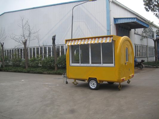 Trailer de comida rápida totalmente equipado para vender en la calle con Onr Fryer y Griddle