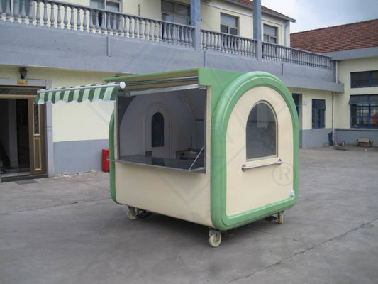 Trailer de comida rápida totalmente equipado para vender en la calle con Onr Fryer y Griddle
