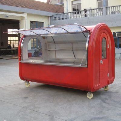Trailer de comida rápida totalmente equipado para vender en la calle con Onr Fryer y Griddle