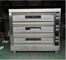 Horno de panadería de alta productividad para hornear pasteles 3 gabinetes Horno termómetros y año 2020