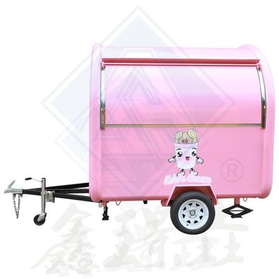 Restaurante de camiones de comida con remolque de comida rápida móvil/cartón de café totalmente equipado