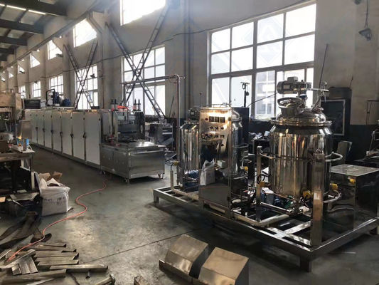 Producir diferentes tipos de dulces con una máquina automática de hacer dulces gomosos de 150 kg/h