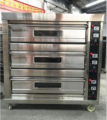 Unico horno de pizza de 2 cubiertas y 4 bandejas perfecto para panadería en equipos de hotel de uso generalizado