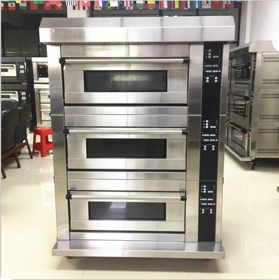 Unico horno de pizza de 2 cubiertas y 4 bandejas perfecto para panadería en equipos de hotel de uso generalizado