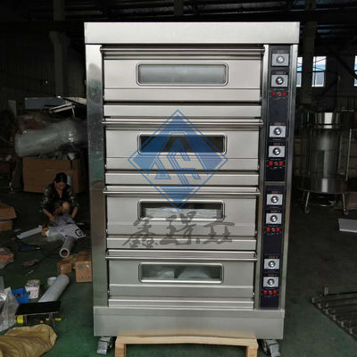 0.1kw horno de gas de panadería comercial 3/4 cubierta horno de gas de pizza de panadería / horno de convección de gas