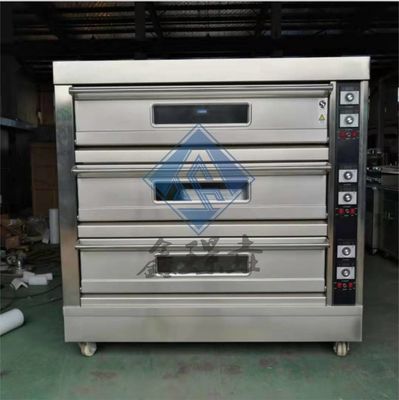 2022 Máquina para hornear pizza horno comercial de horneado a gas con soporte técnico de video