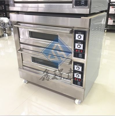 2022 Máquina para hornear pizza horno comercial de horneado a gas con soporte técnico de video