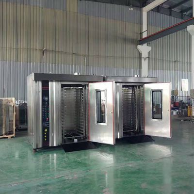 Equipo de panadería de molino de harina 12/32/64 bandejas horno rotativo para otras aplicaciones