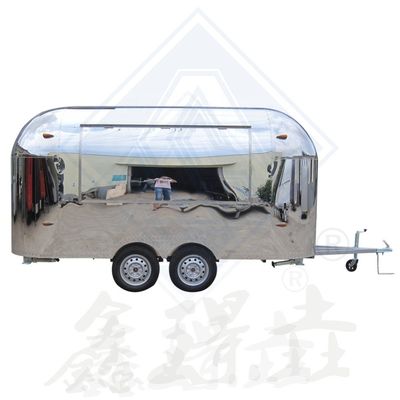 Remolques de alimentos totalmente climatizados con soporte técnico de vídeo y remolque de helados