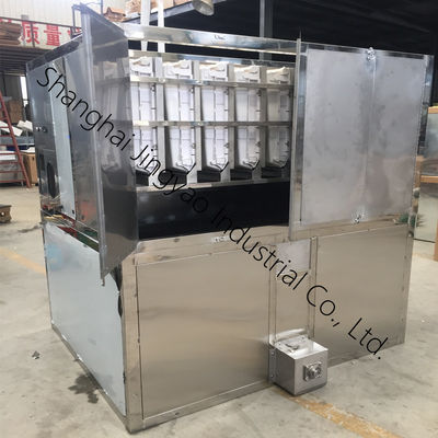 Máquina de bloque de hielo en contenedores de acero inoxidable para requisitos del cliente