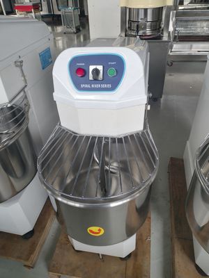 Mezcladora de masa espiral profesional de pan para plantas de condimentos y producción de verduras