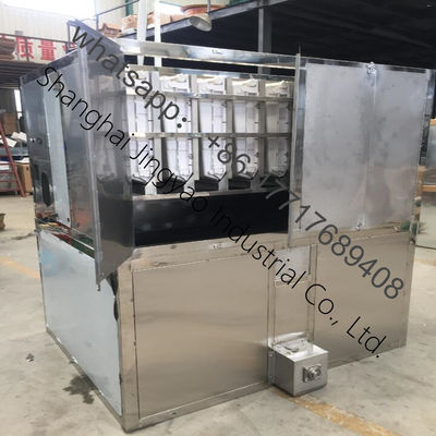 Equipo de cafetería Máquina de hacer hielo en cubo para barra de jugo 750W y forma de bloque de hielo