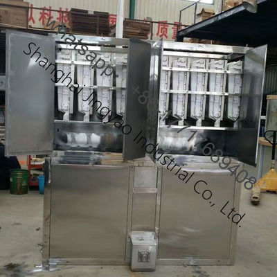 Equipo de cafetería Máquina de hacer hielo en cubo para barra de jugo 750W y forma de bloque de hielo