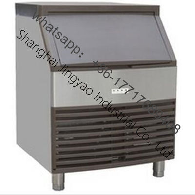 Equipo de cafetería Máquina de hacer hielo en cubo para barra de jugo 750W y forma de bloque de hielo