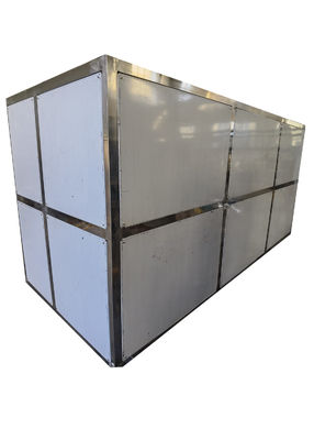 Máquina de hielo cuadrada con tamaño de hielo de 29mm*29mm*22mm y capacidad diaria de 5000 kg