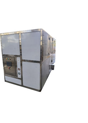 Máquina de hielo cuadrada con tamaño de hielo de 29mm*29mm*22mm y capacidad diaria de 5000 kg