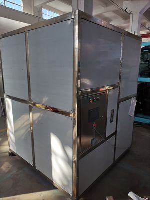 Gran capacidad 2 toneladas por día Fabricante de cubos de hielo industrial semiautomático JYC-6000P 380V