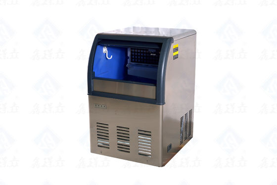 Máquina automática de hielo en cubo de hielo con forma de cubo de hielo y capacidad de contenedor de hielo de 450 kg