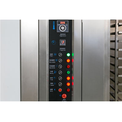 32 bandejas horno giratorio de gas para la producción de pan y pastel panel digital incluido