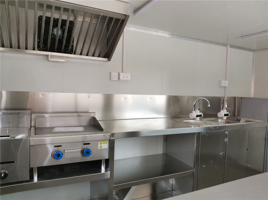 2021 Kiosco móvil de carrito de alimentos inoxidable para empresa de publicidad