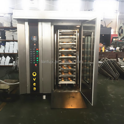 Materia prima Horno de panadería de gas de frutas Comercial 16 32 bandejas Fácil de usar Horno de cocina