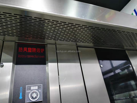Fabricación de productos alimenticios para la panadería comercial Horno industrial de panadería rotativo