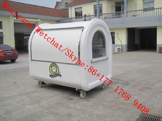 2300*1650*2300mm Camión de cocina de alimentos móviles carro de remolque con perfecto en Australia