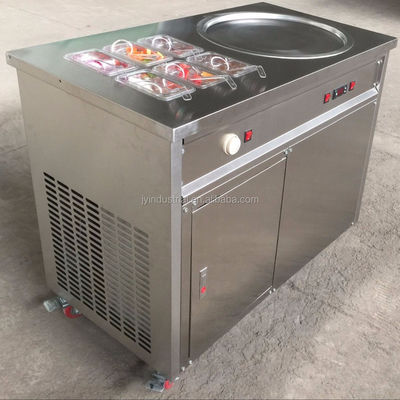 Máquina de helados de plata de doble cacerola para golosinas congeladas caseras