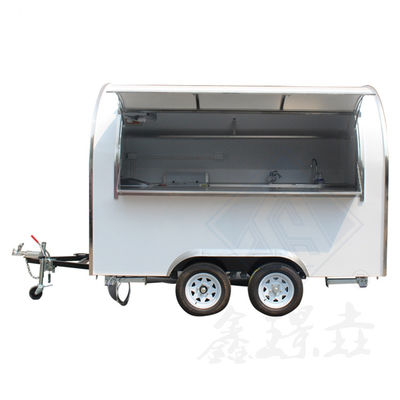 Voltado 1500W camión eléctrico remolque de comida móvil con cocina completa y refrigeración
