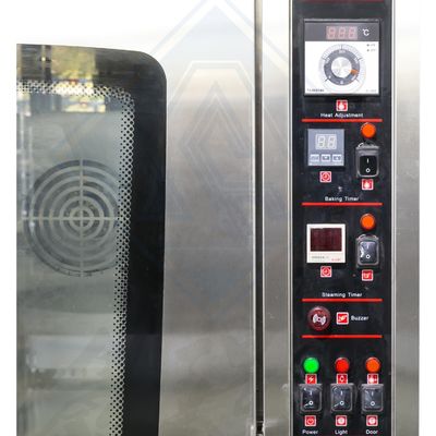 Horno eléctrico de convección comercial de 250 kg de capacidad adecuado para hornear a gran escala