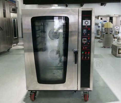 Horno eléctrico de convección comercial de 250 kg de capacidad adecuado para hornear a gran escala