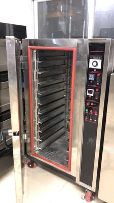 10 bandejas Fritador eléctrico de aire caliente Horno de convección para la industria alimentaria Equipo de horneado