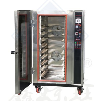 Horno de convección eléctrico comercial controlado por ordenador para hornear trigo en el hogar