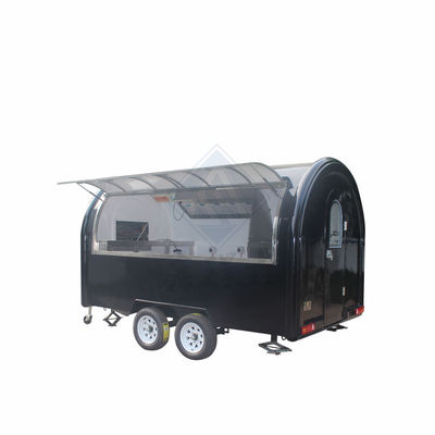 Aplicación de snack food 220/300/400/500x200x235cm Diseño de las rosquillas de café camión de comida móvil