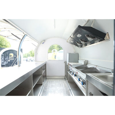 Aplicación de snack food 220/300/400/500x200x235cm Diseño de las rosquillas de café camión de comida móvil