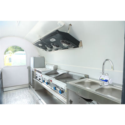 Aplicación de snack food 220/300/400/500x200x235cm Diseño de las rosquillas de café camión de comida móvil