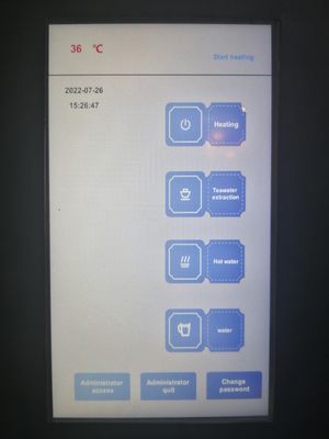 Máquina de extracción automática de té controlada por PLC para café de restaurante
