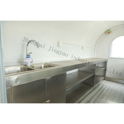 Camiones de comida de corriente aérea Remolque de comida móvil Perfecto para helados y bocadillos de perrito caliente