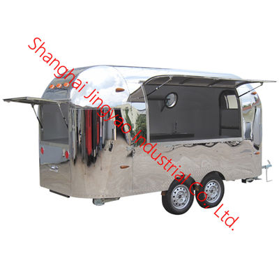 Camión de comida de hamburguesas multifuncional para tiendas de ropa Modernos remolques de comida de concesión