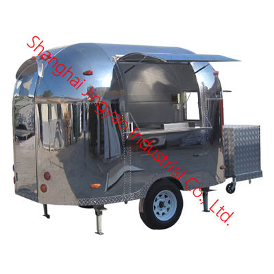 Camión de comida de hamburguesas multifuncional para tiendas de ropa Modernos remolques de comida de concesión