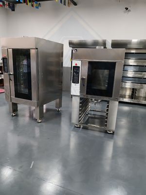 Máquinas de hornear alimentos Proveedores de acero inoxidable para hornos comerciales de gas y eléctricos