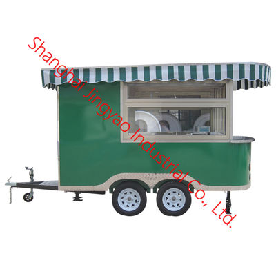 Camión de comida comercial de 220 V para cocinas de la calle para opciones de comida móvil multifuncional