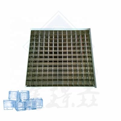 Máquina de fabricación de cubitos de hielo comerciales con construcción de plata y cobre