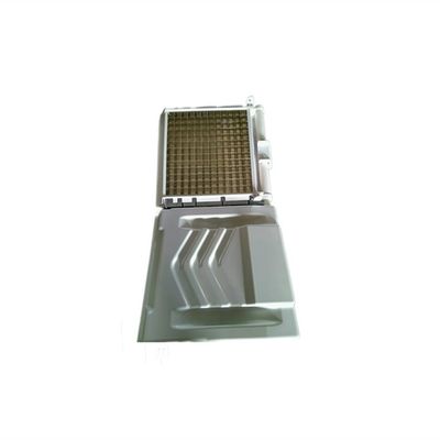 Rejillas de hielo personalizadas Cubo de hielo cuadrado de cobre Fabricante de bloques de hielo Cubo Evaporador de hielo con tapa