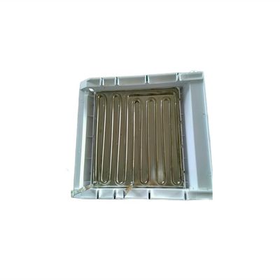 Rejillas de hielo personalizadas Cubo de hielo cuadrado de cobre Fabricante de bloques de hielo Cubo Evaporador de hielo con tapa
