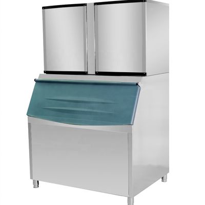 Fabricante de cubos de hielo con refrigeración industrial por aire y agua Máquinas automáticas de tipo combinado