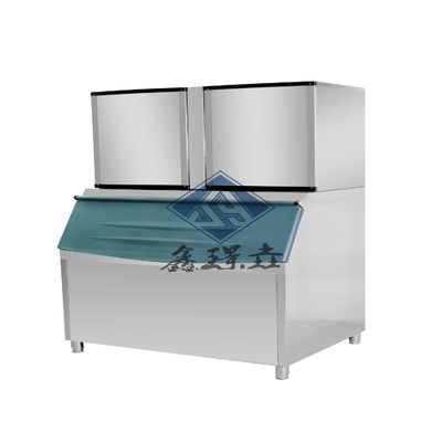 Fabricante de cubos de hielo con refrigeración industrial por aire y agua Máquinas automáticas de tipo combinado